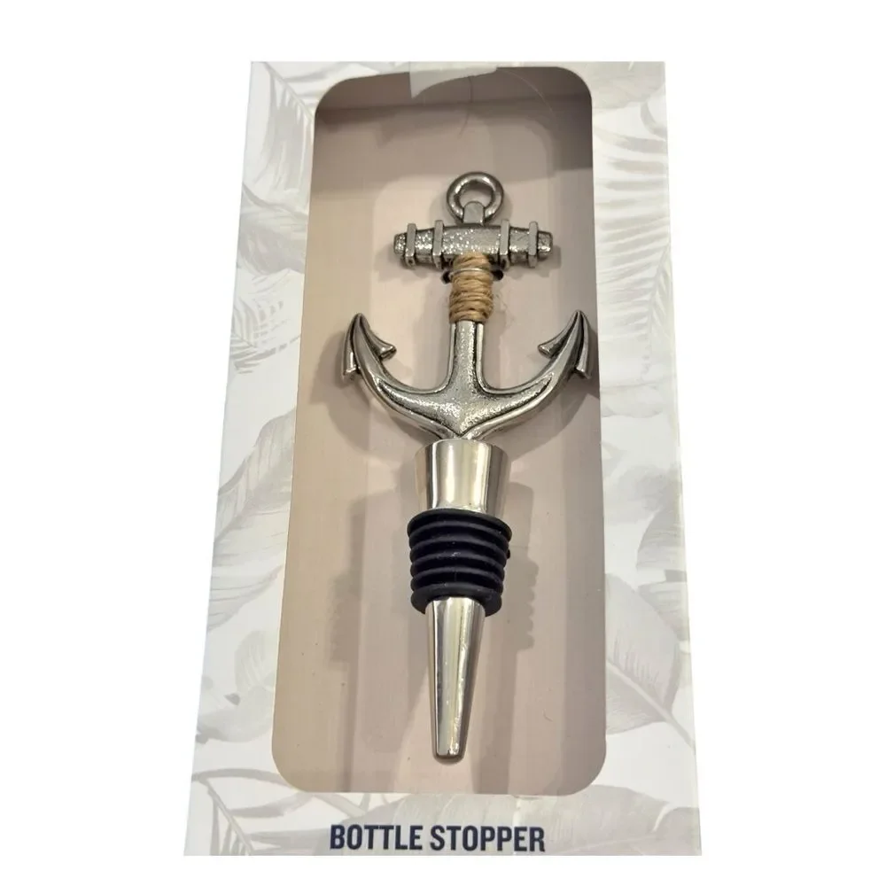 Tommy Bahama Nautical Anchor Bottle Stopper. NEW.